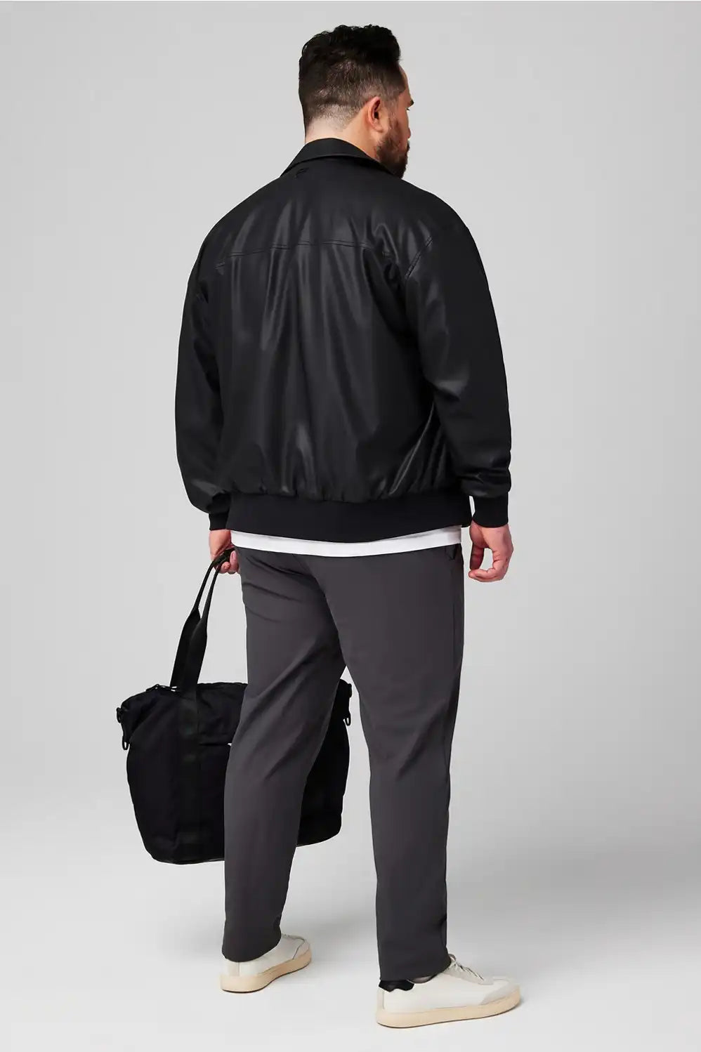 The Vegan Leather Bomber Jacket