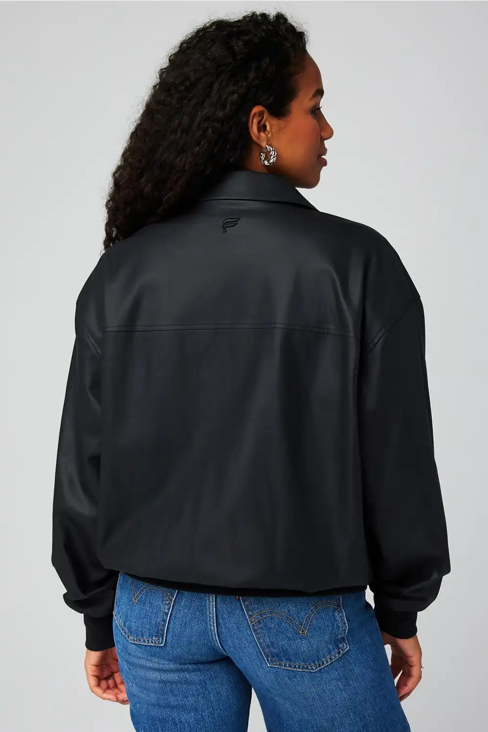The Vegan Leather Bomber Jacket