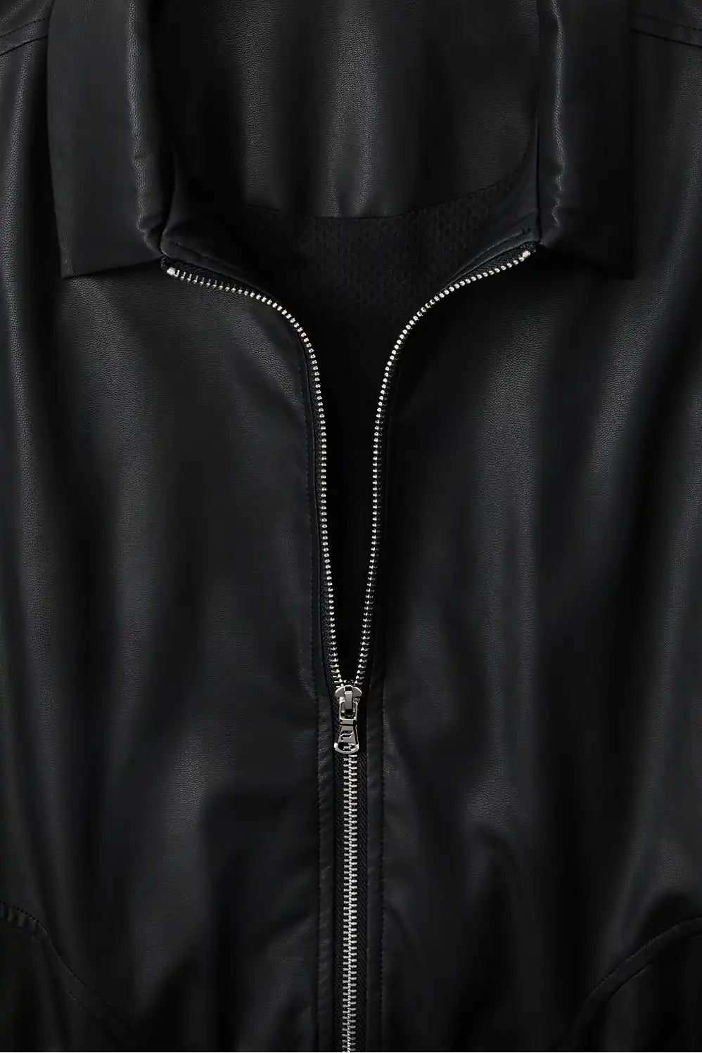 The Vegan Leather Bomber Jacket
