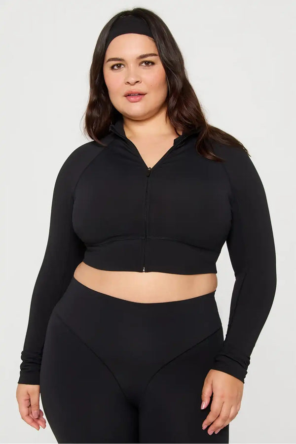 PureLuxe Cropped Train Jacket