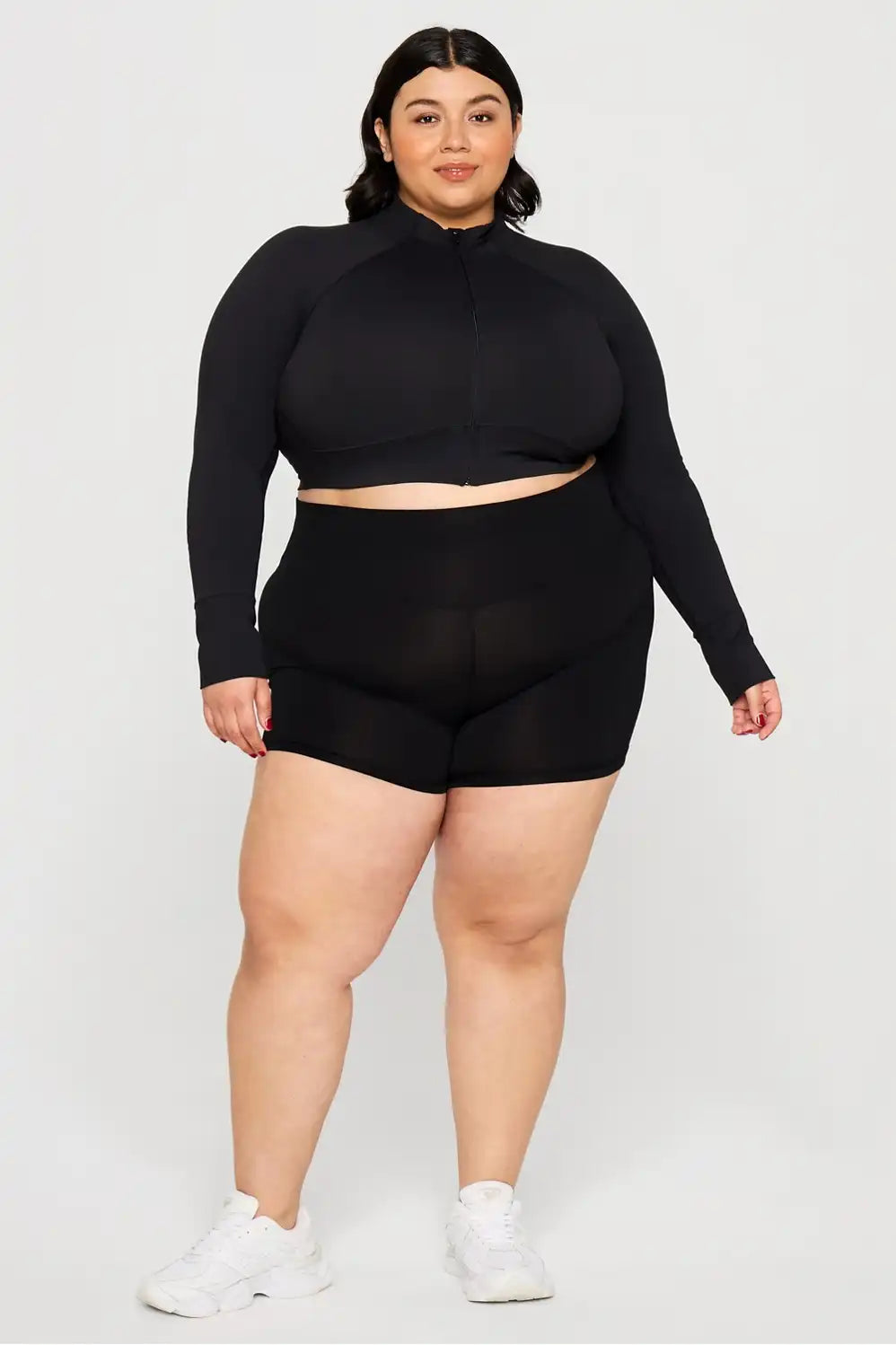 PureLuxe Cropped Train Jacket