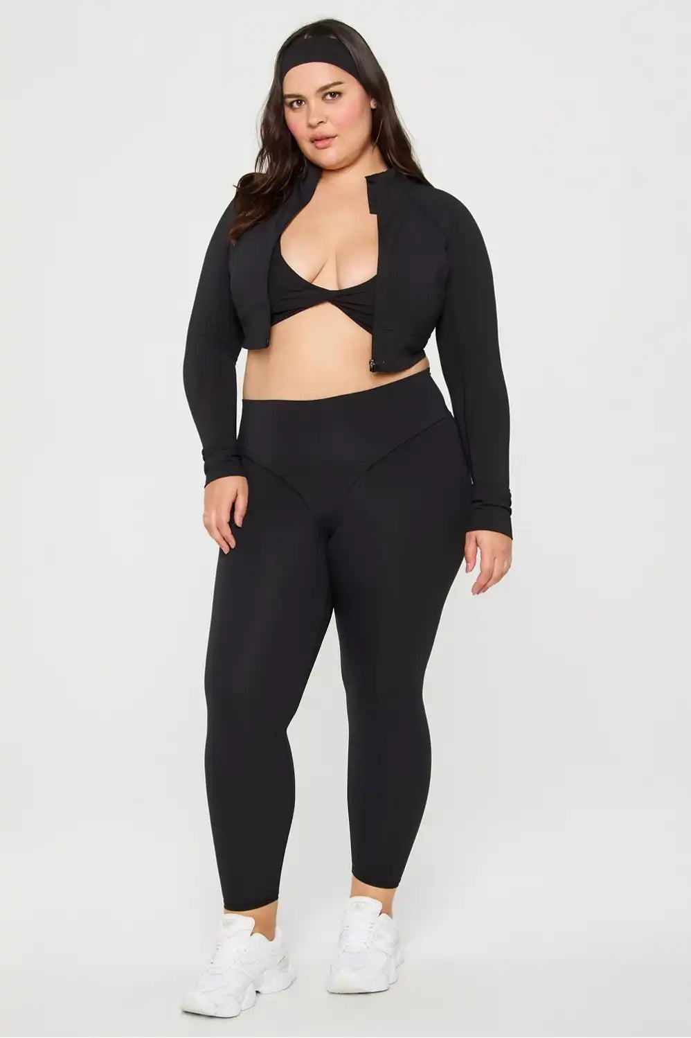 PureLuxe Cropped Train Jacket