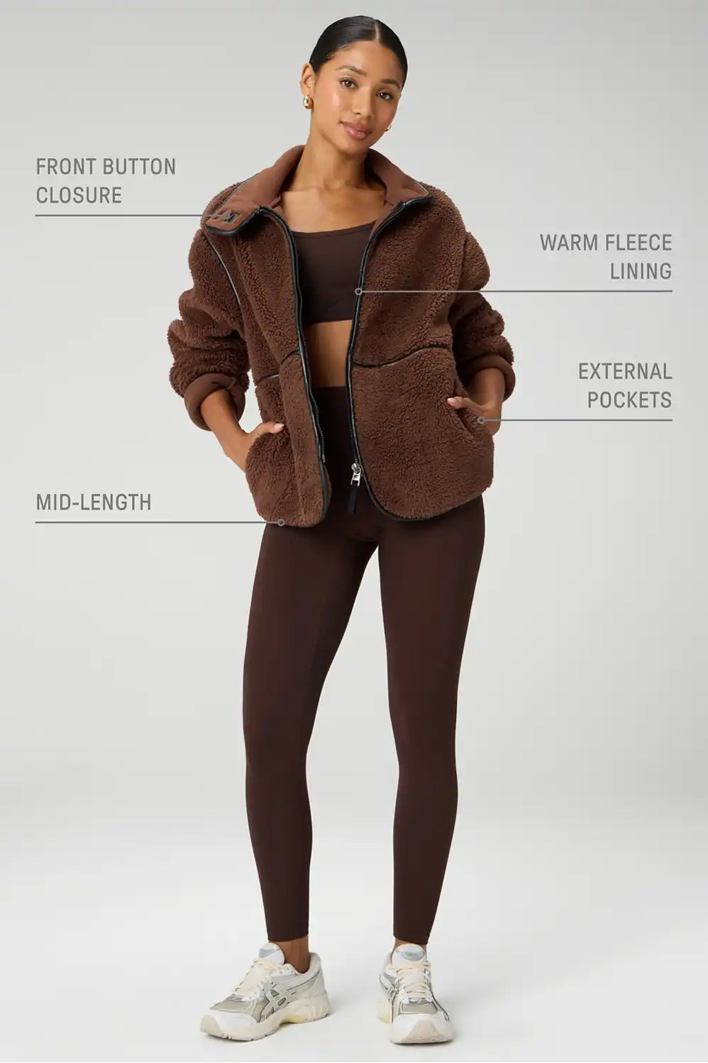 Teddy Mid-Length Jacket
