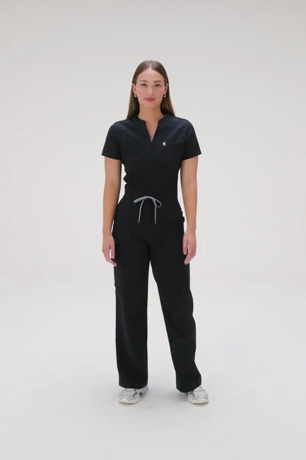Empower Wide Leg Scrub Jumpsuit