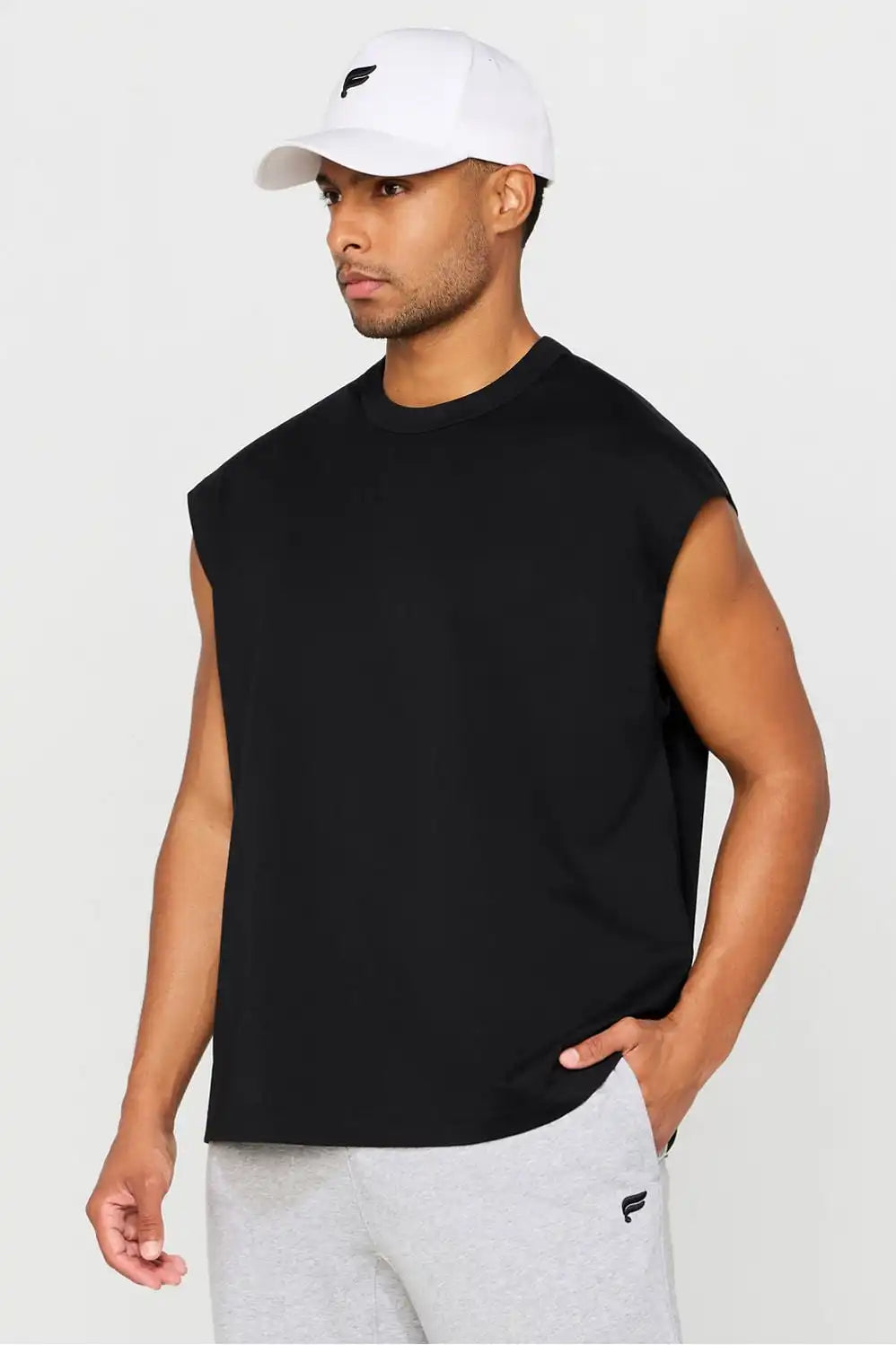 The Effortless Oversized Muscle Tank