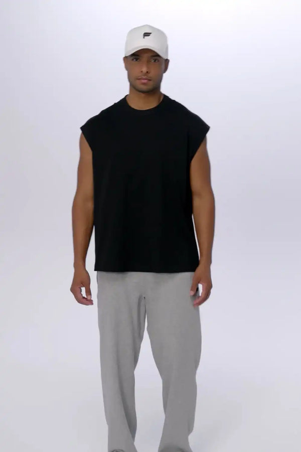 The Effortless Oversized Muscle Tank