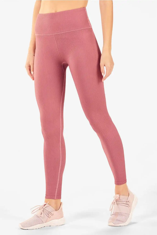 High-Waisted Seamless Rib Legging