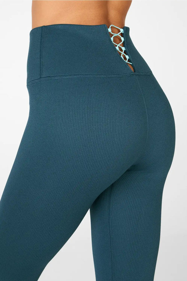 High-Waisted Seamless Rib Legging