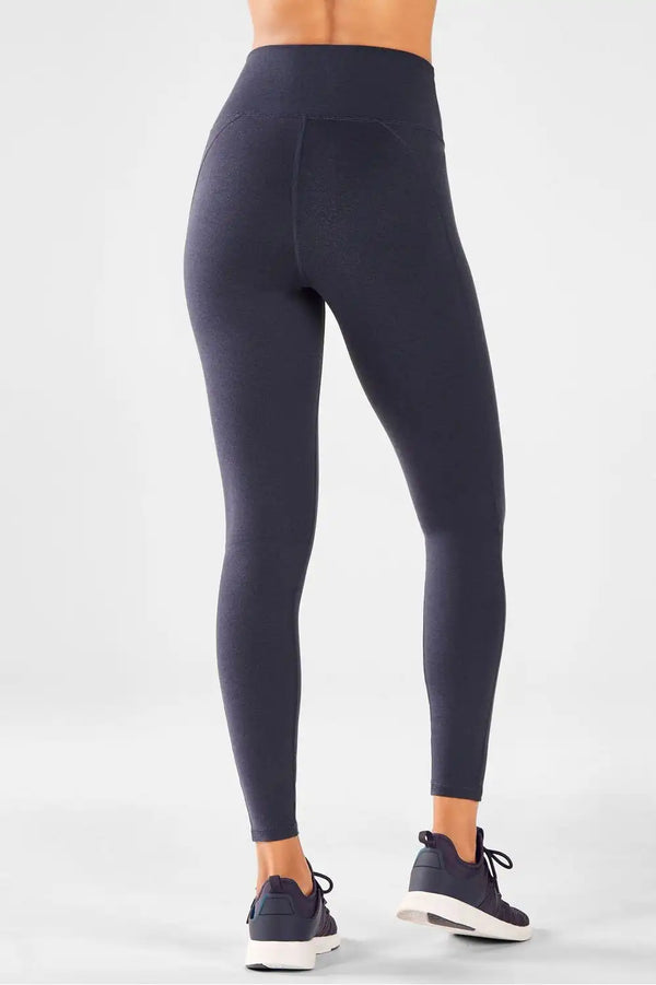 High-Waisted Heathered 7/8