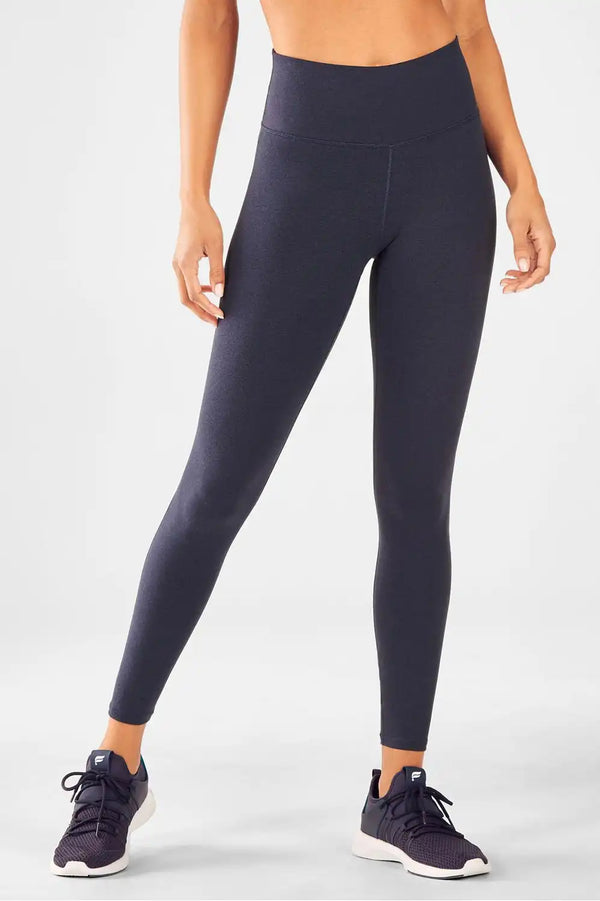 High-Waisted Heathered 7/8