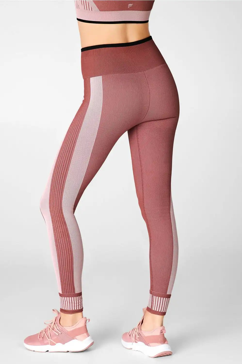 High-Waisted Seamless Colorblock Legging