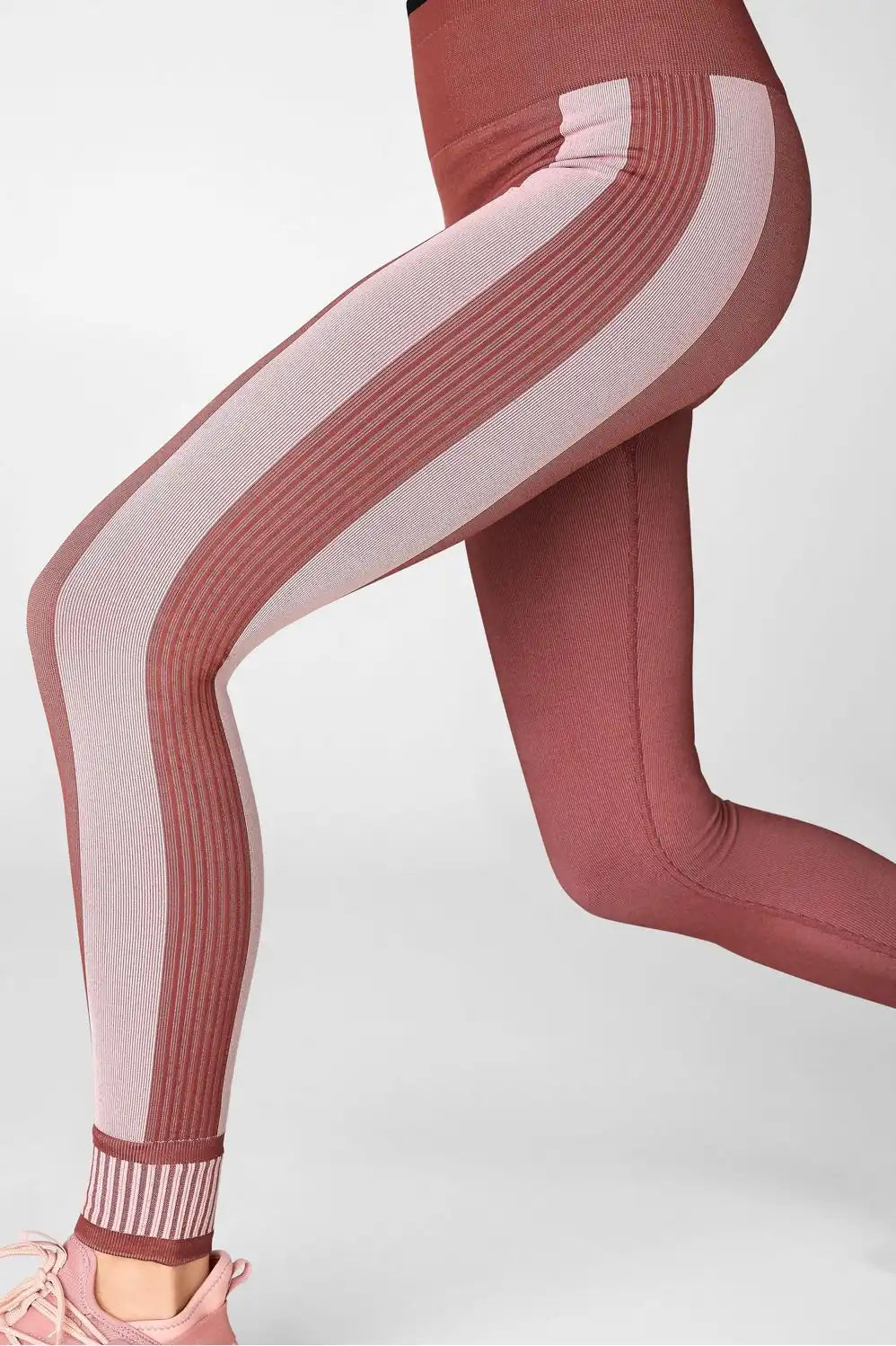 High-Waisted Seamless Colorblock Legging