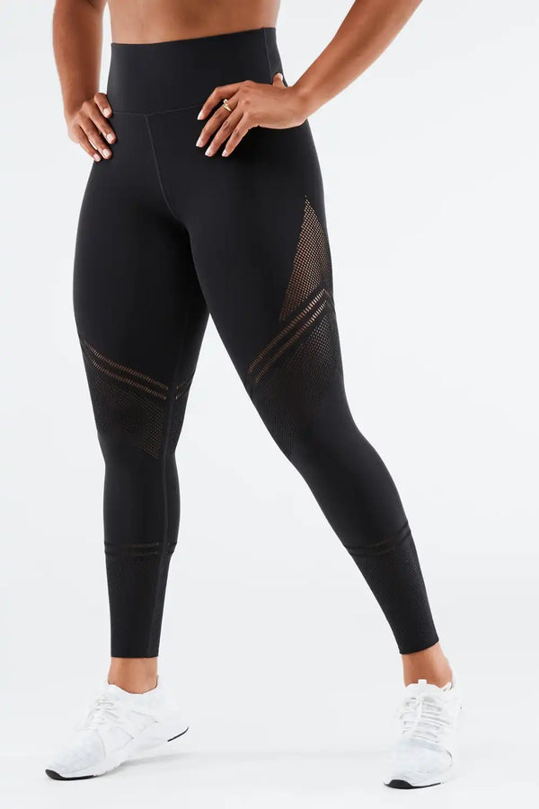 High-Waisted SculptKnit® Open Work Legging