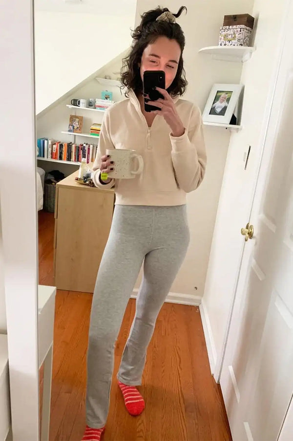 Cloud Seamless High-Waisted Split Flare