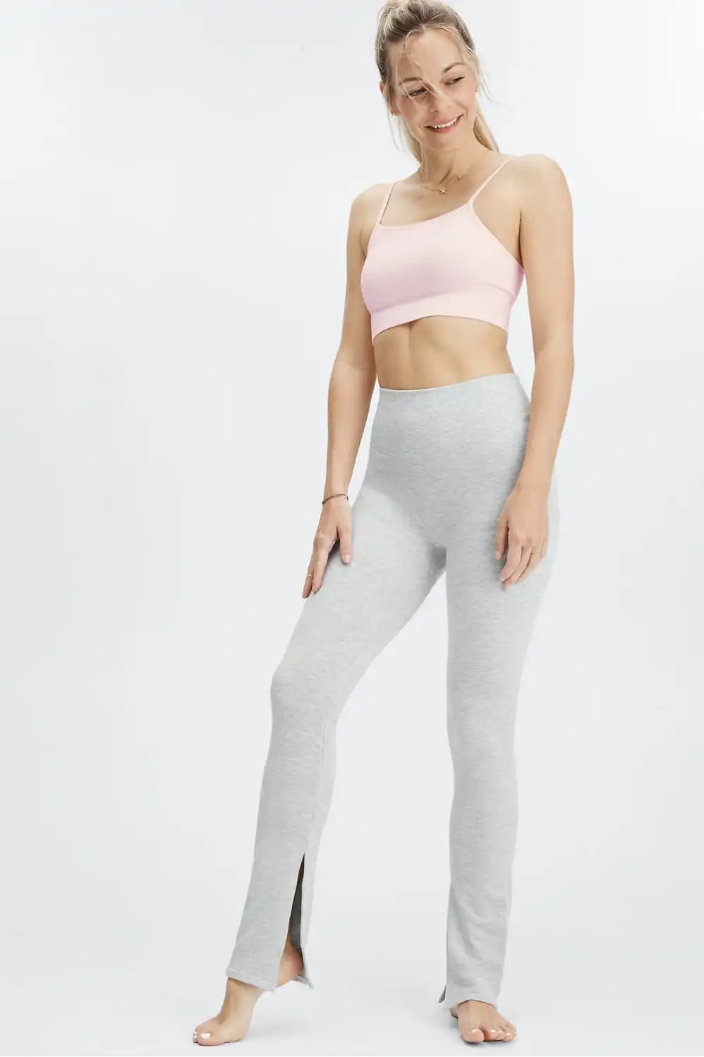 Cloud Seamless High-Waisted Split Flare
