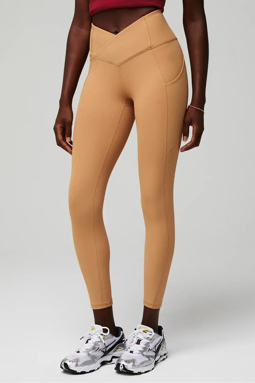 Oasis Rib HW Crossover 7/8 Legging Main image