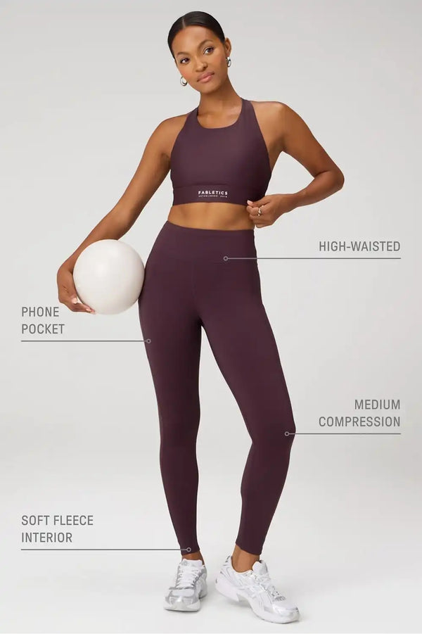 Cold Weather High-Waisted Pocket Legging