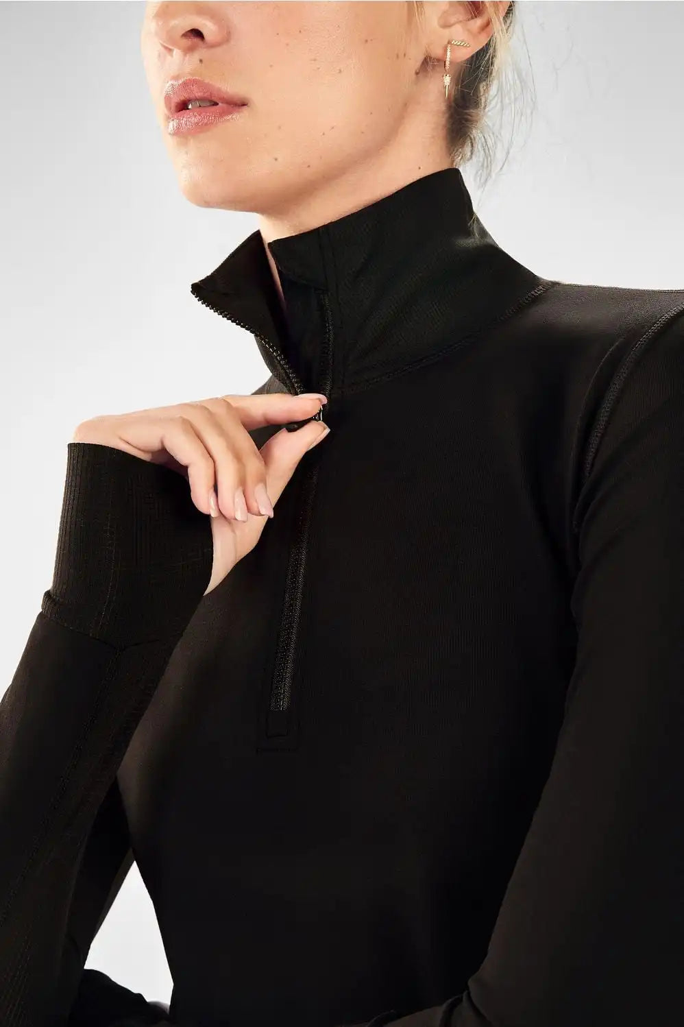 Cashel Half Zip Long-Sleeve Top