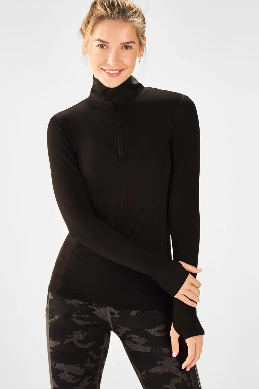 Cashel Half Zip Long-Sleeve Top