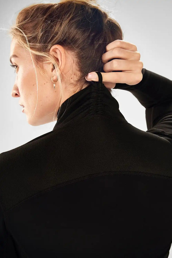 Cashel Half Zip Long-Sleeve Top