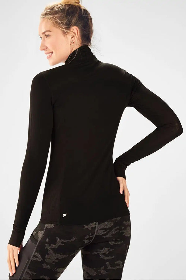 Cashel Half Zip Long-Sleeve Top