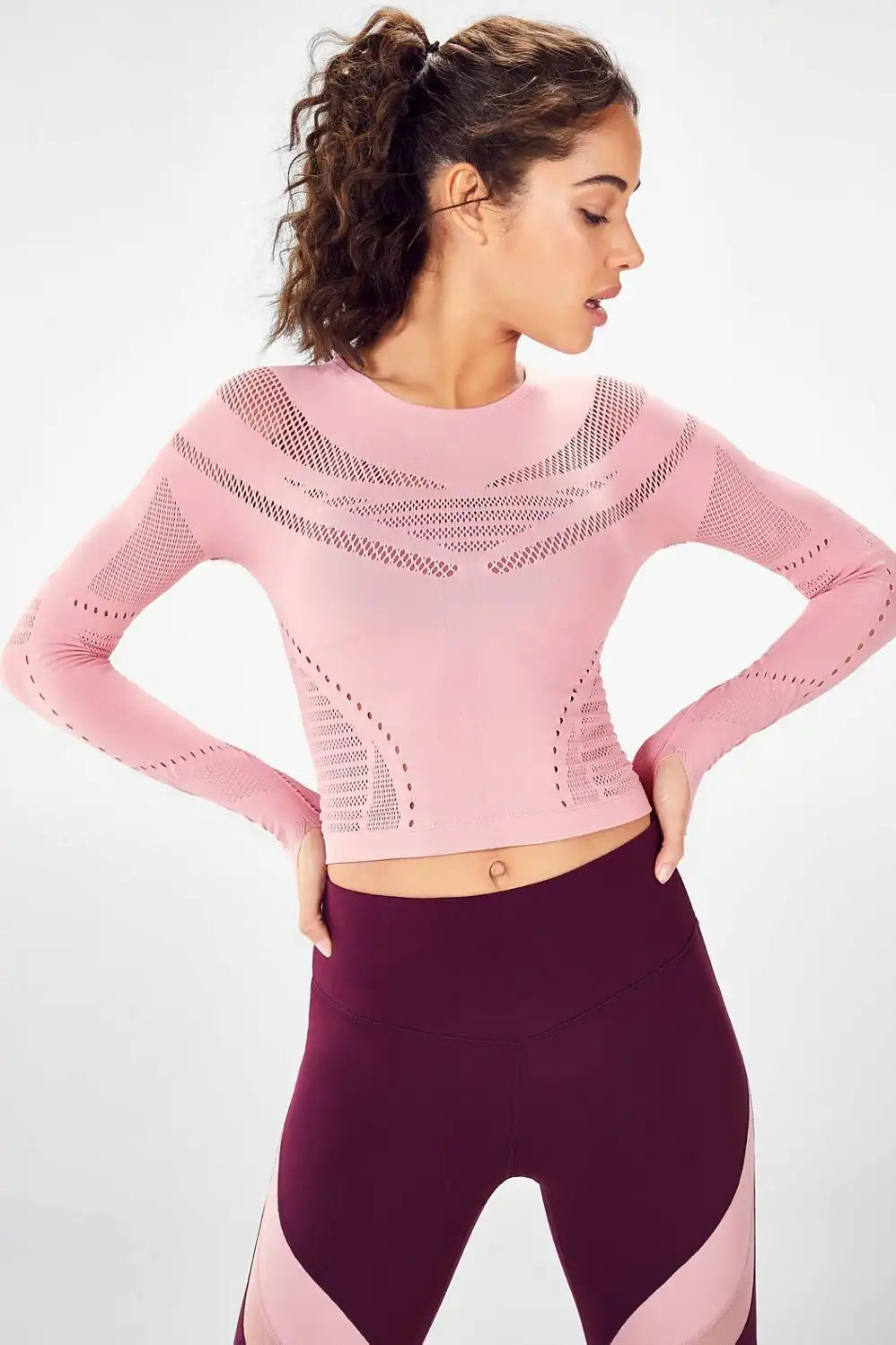 Sarah SculptKnit® Long-Sleeve Top Main image
