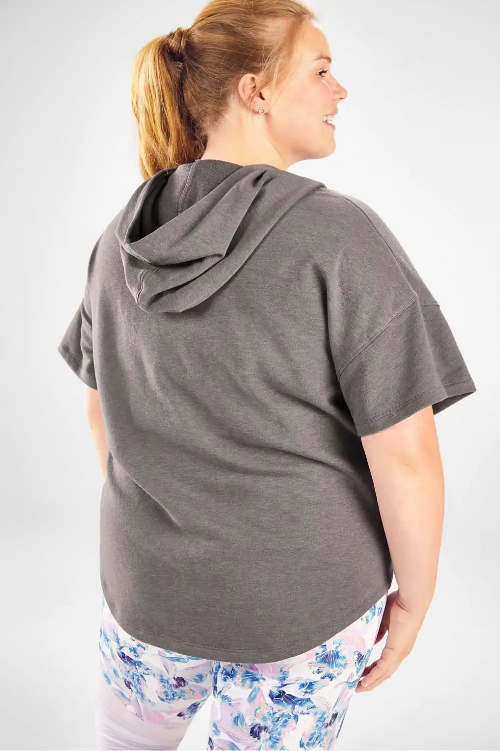 Hadley Hi-Low Short-Sleeve Tee Hoodie