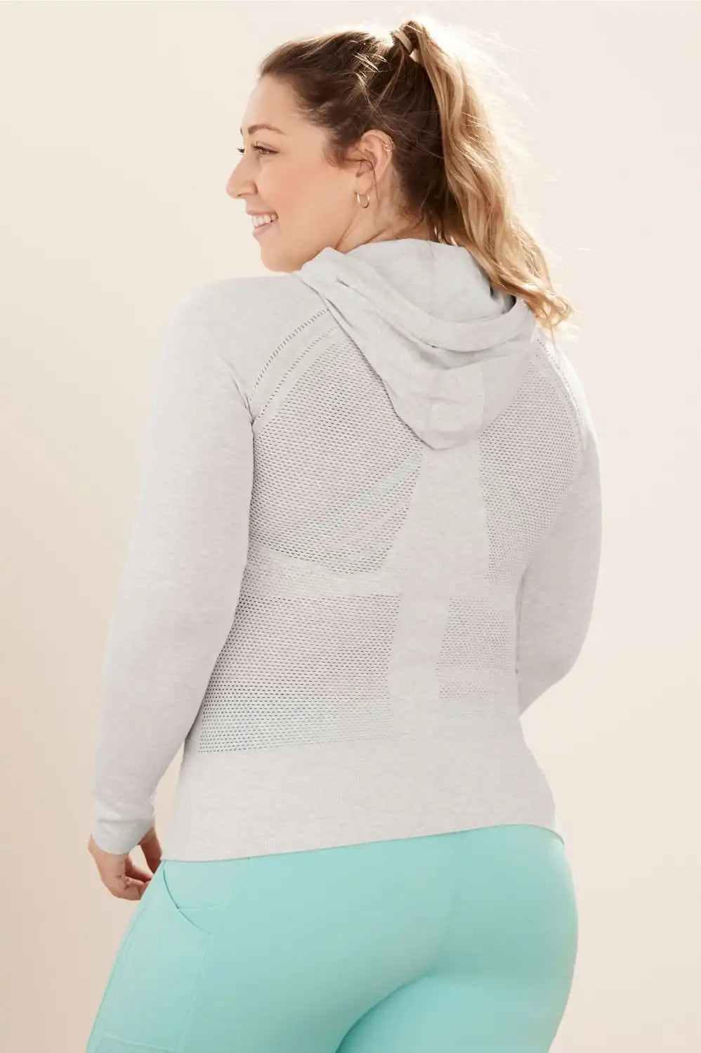 Kinsley Seamless Long-Sleeve Hoodie