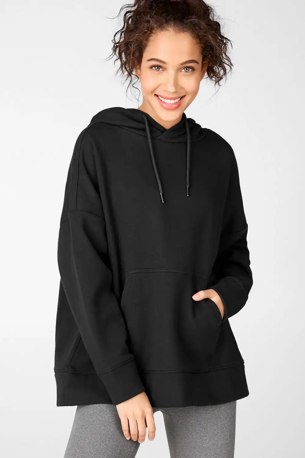 Eco-Conscious Open-Back Hoodie