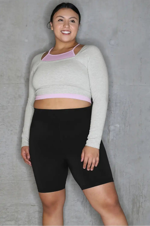 Kinsley Cropped Seamless Long-Sleeve