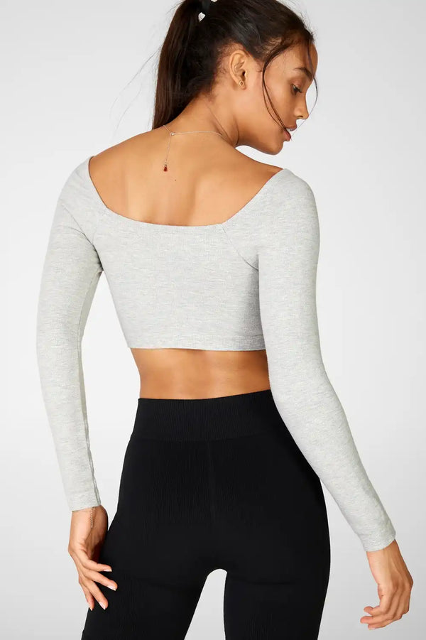 Kinsley Cropped Seamless Long-Sleeve