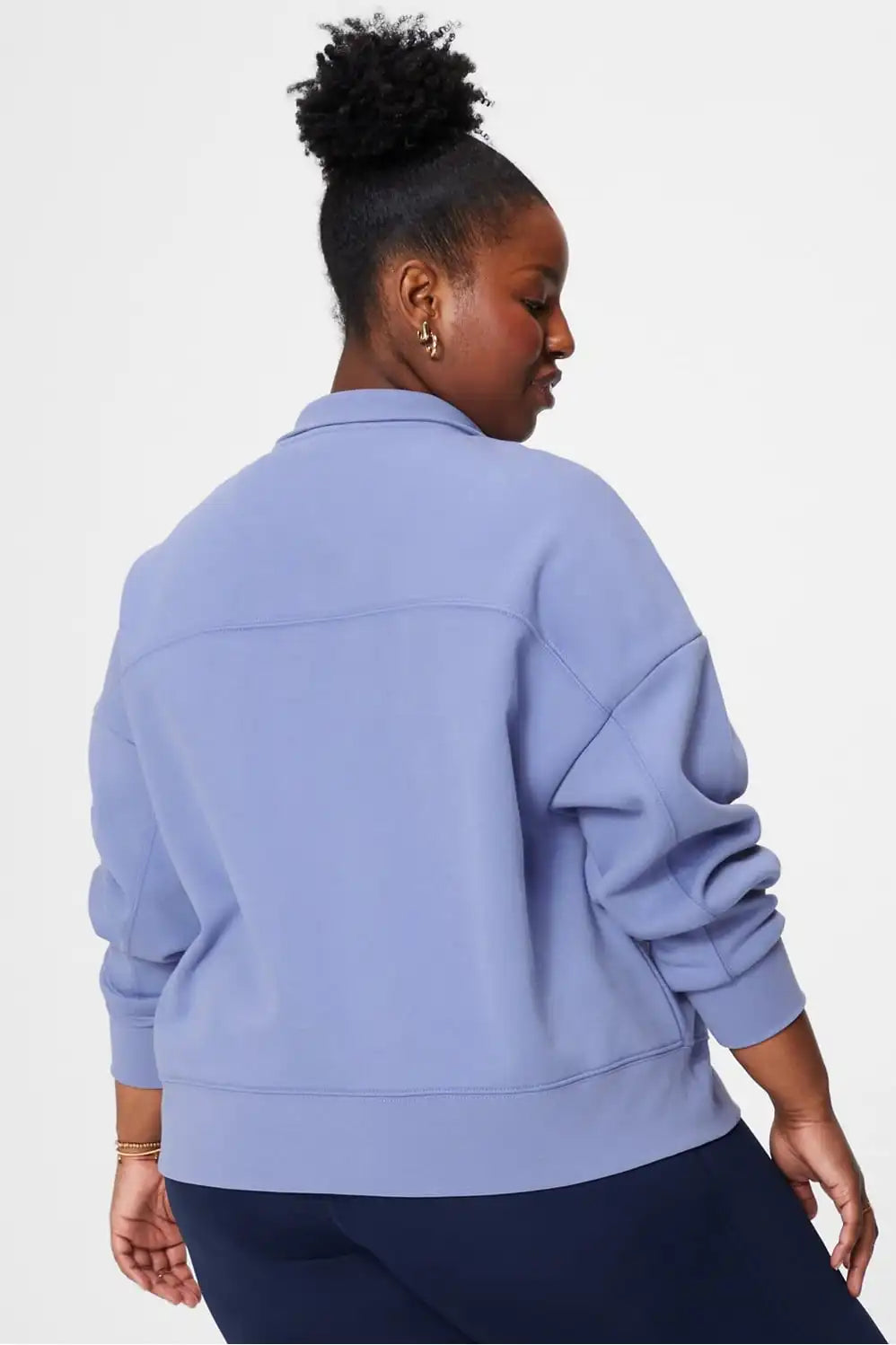 Catarina Mock Neck Zip Pullover