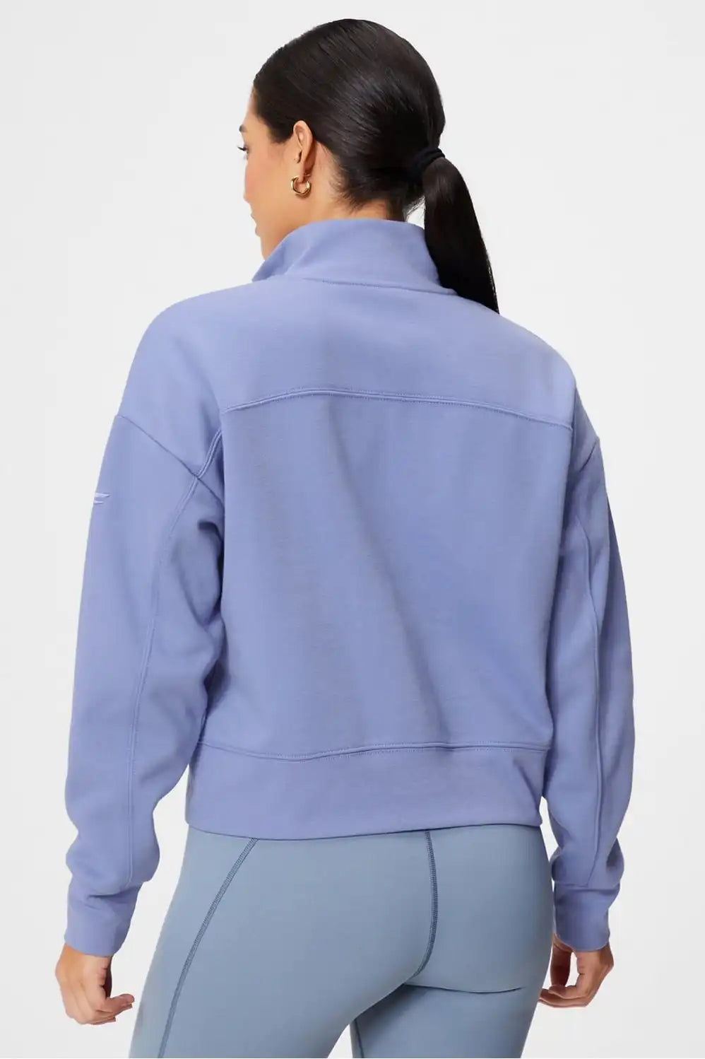 Catarina Mock Neck Zip Pullover