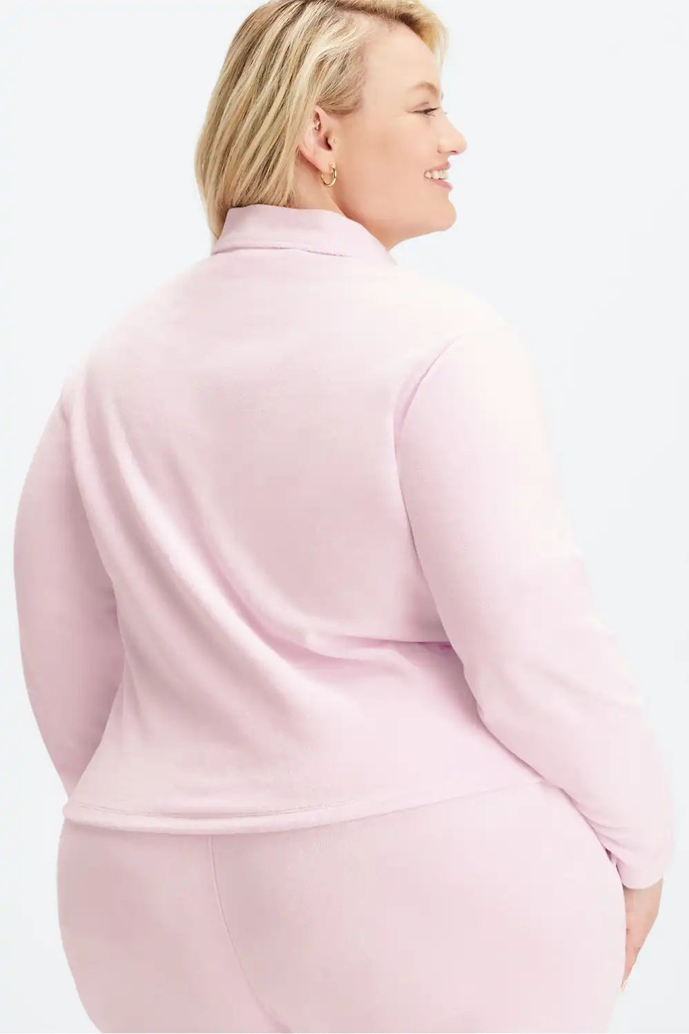 Terry Long-Sleeve Cut Out Top