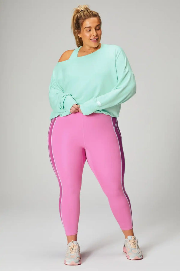 Luxe Terry Off Shoulder Pullover