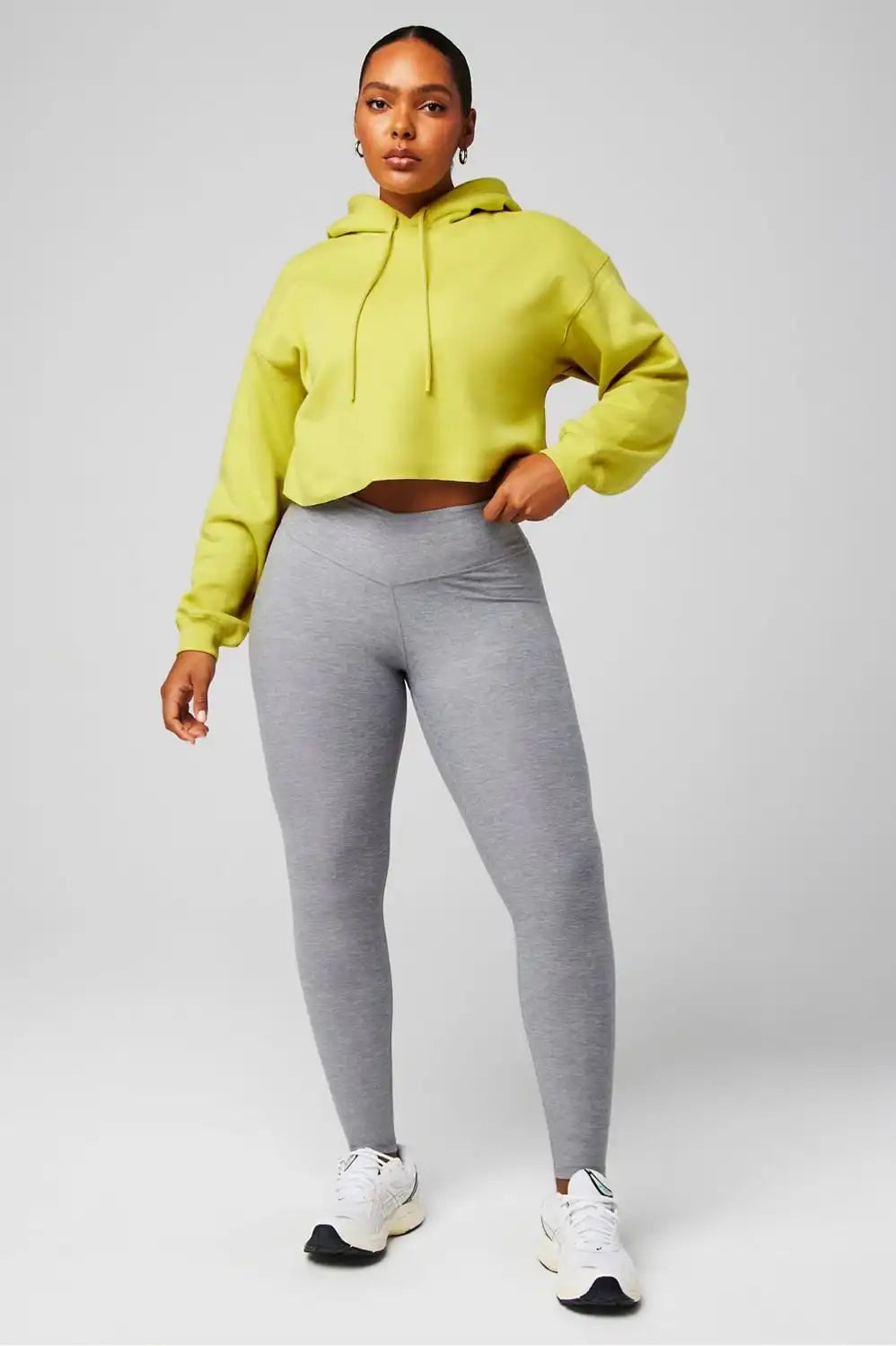 Cozy Fleece Cropped Hoodie