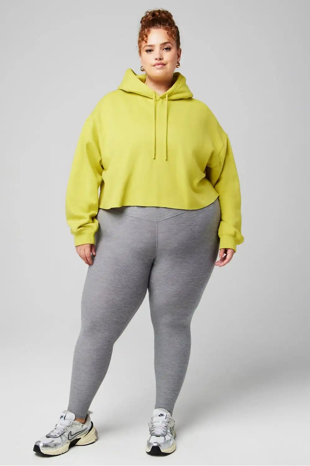 Cozy Fleece Cropped Hoodie Secondary image