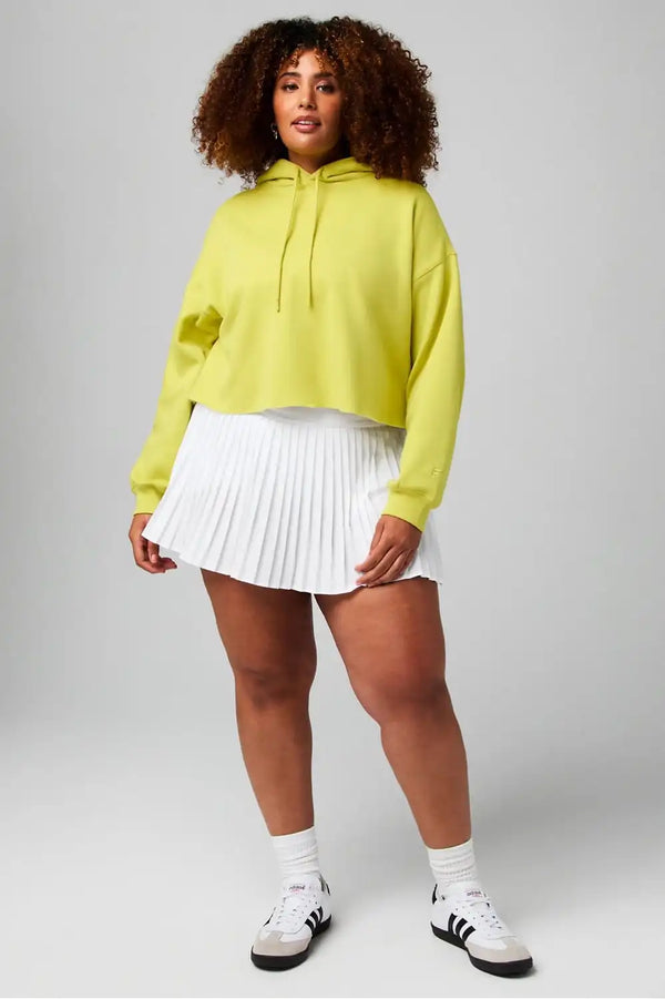 Cozy Fleece Cropped Hoodie