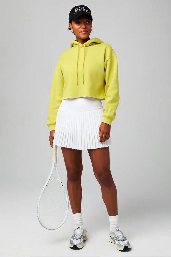 Cozy Fleece Cropped Hoodie