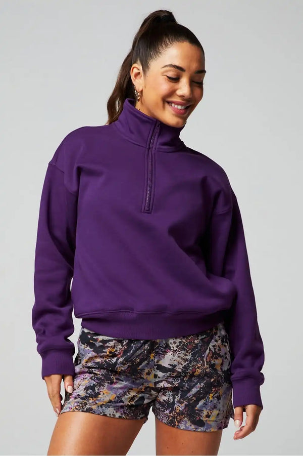 Cozy Fleece Half Zip Sweatshirt