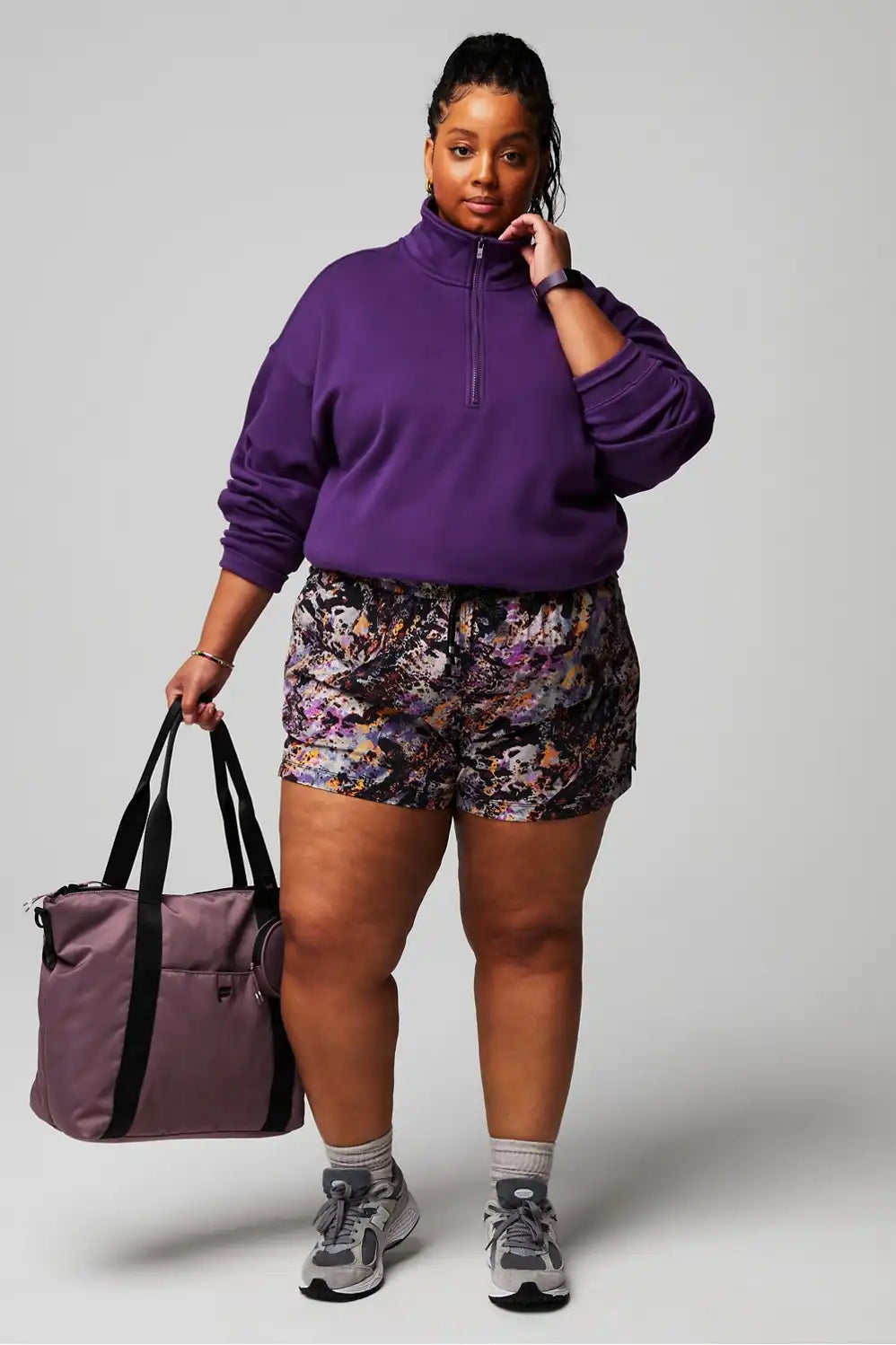 Cozy Fleece Half Zip Sweatshirt