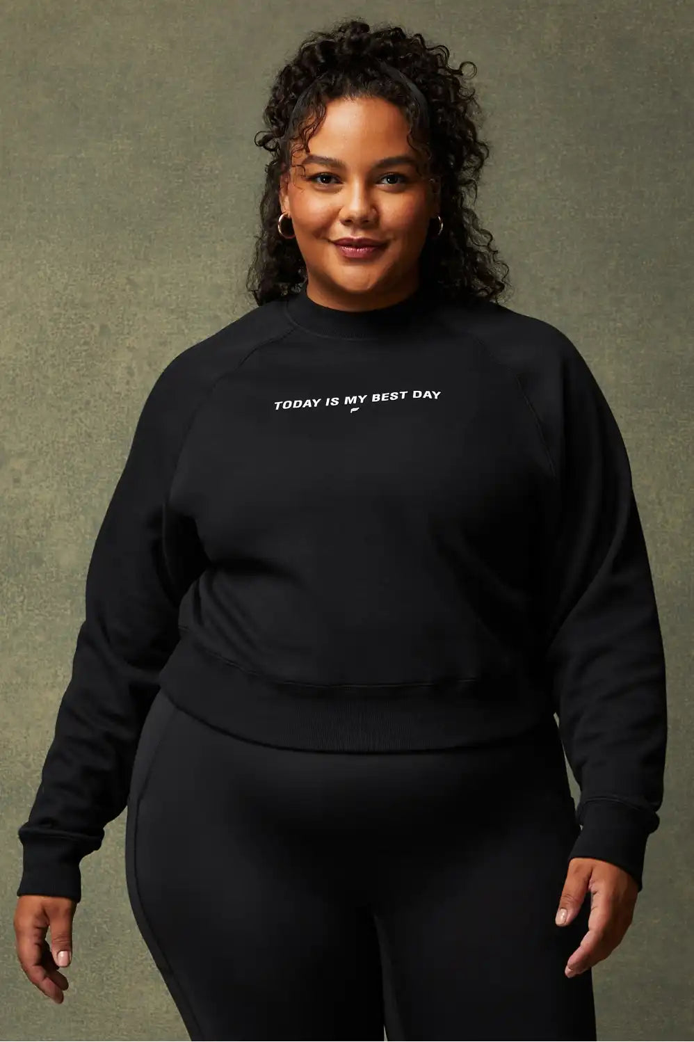 Cozy Fleece Raglan Sweatshirt