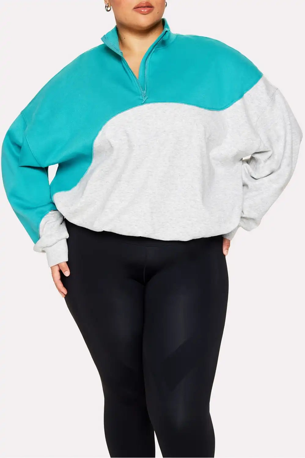 Major Label Half Zip Sweatshirt