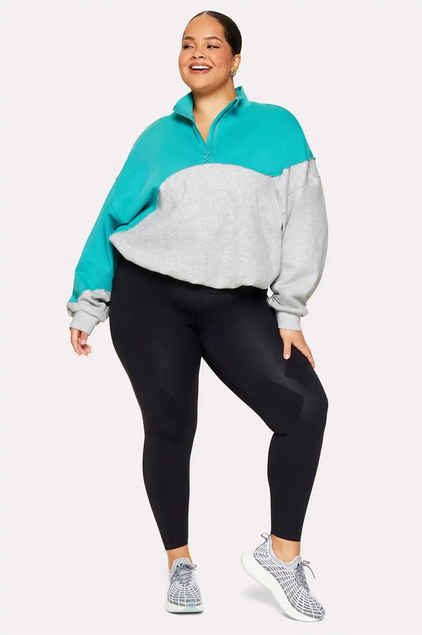 Major Label Half Zip Sweatshirt