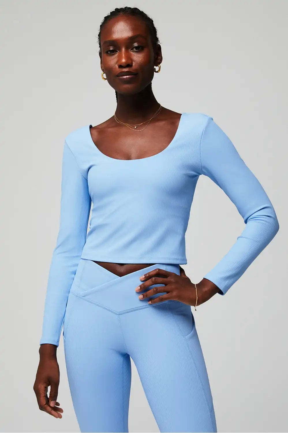 Oasis Rib Twist Long-Sleeve Top Secondary image