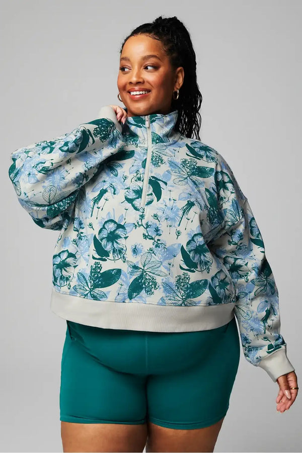 Year Round Terry Half Zip Sweatshirt
