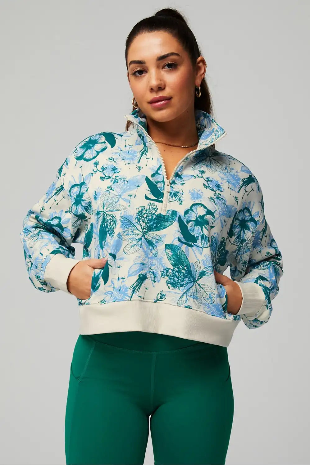 Year Round Terry Half Zip Sweatshirt Main image