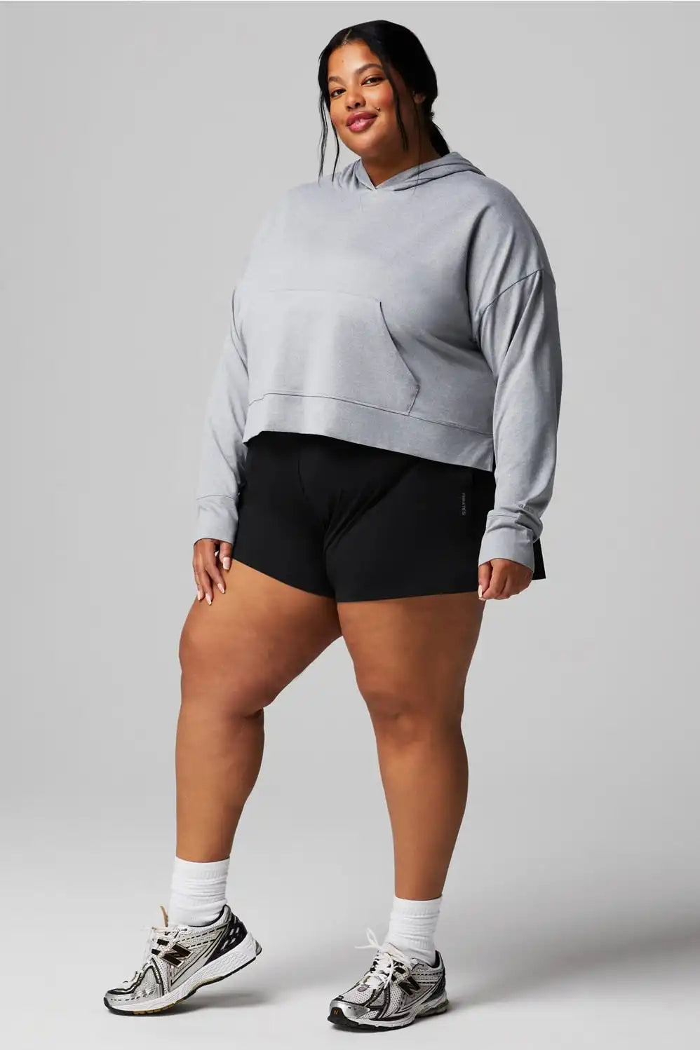 Cloud Jersey Cropped Hoodie