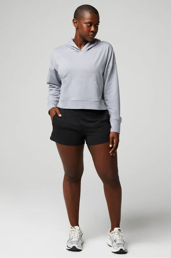 Cloud Jersey Cropped Hoodie