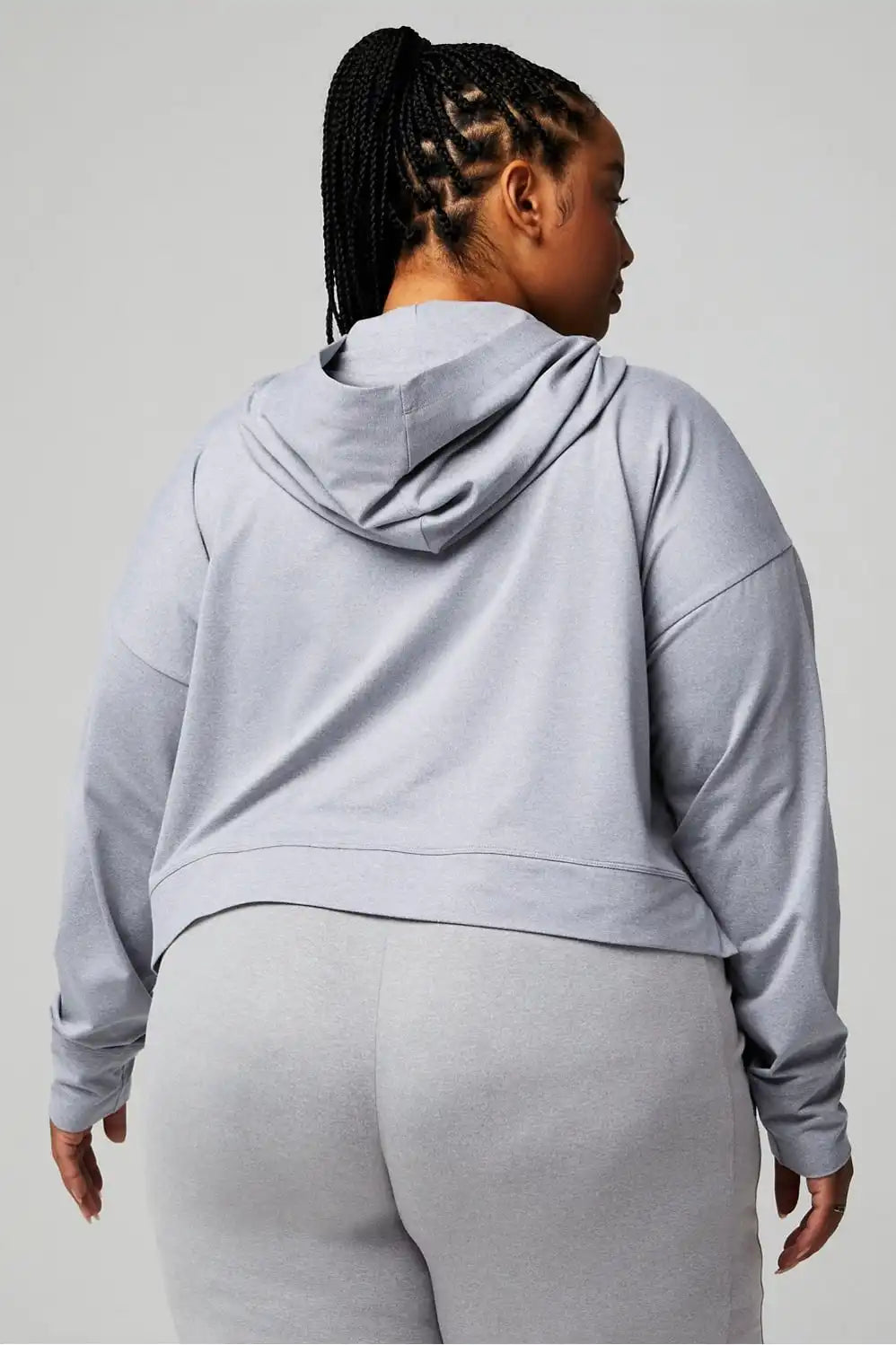Cloud Jersey Cropped Hoodie